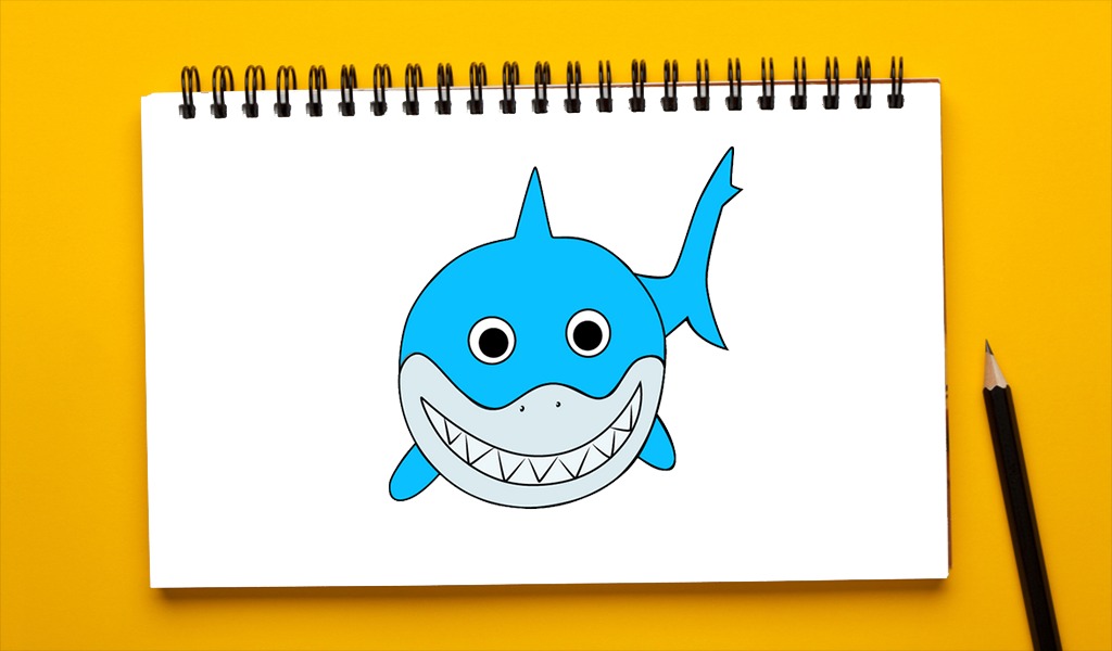 Cute:s4nremv56q0= Shark Drawing